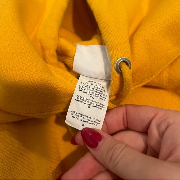 Champion Reverse Weave Mustard Yellow Sweatshirt - Picture 5 of 5